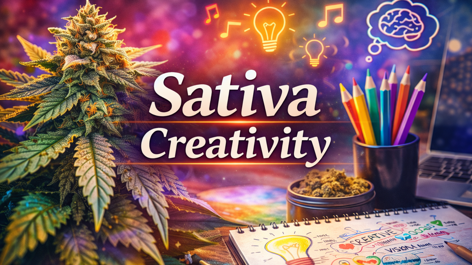 Sativa cannabis strains for Creativity