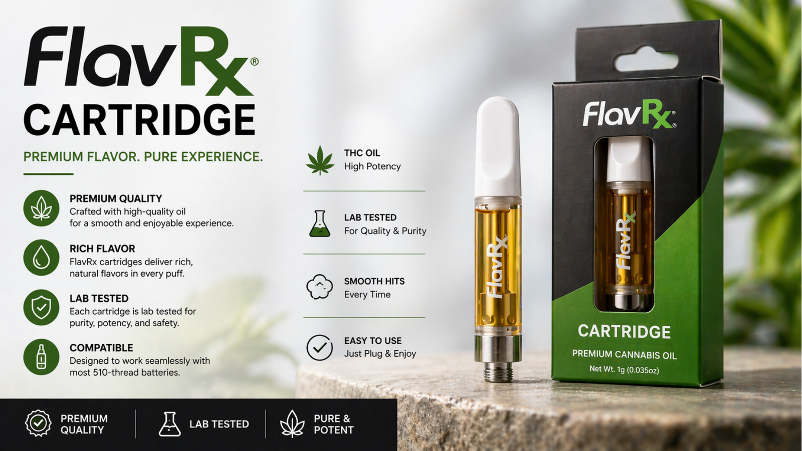FlavRx cartridge guide
