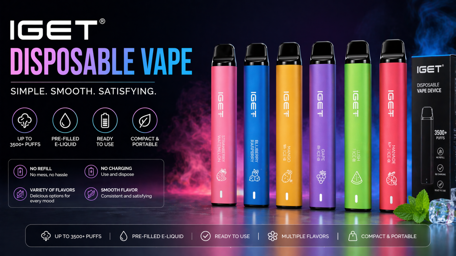 Iget disposable vape
